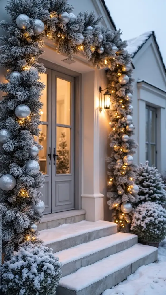 elegant winter wonderland monochromatic palette
