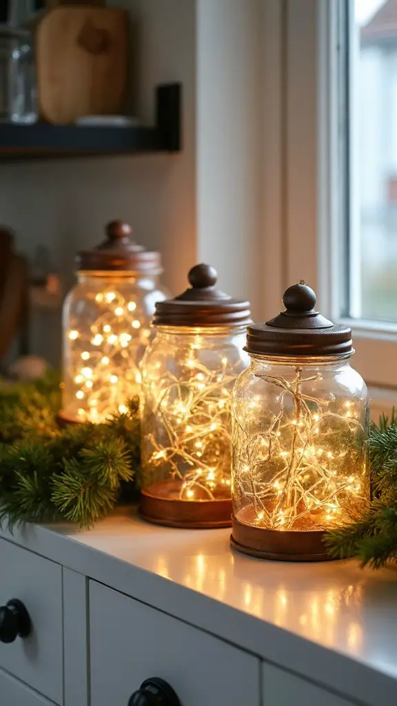 enchanting ambient holiday lighting display