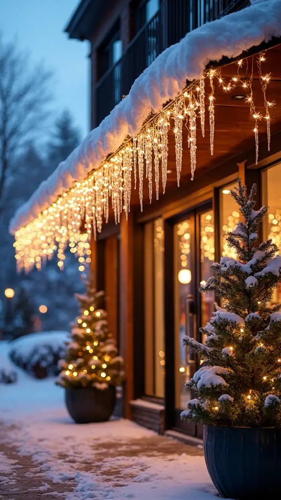 enchanting exterior winter lighting displays