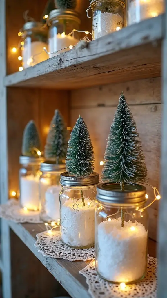 enchanting farmhouse style christmas snow globes