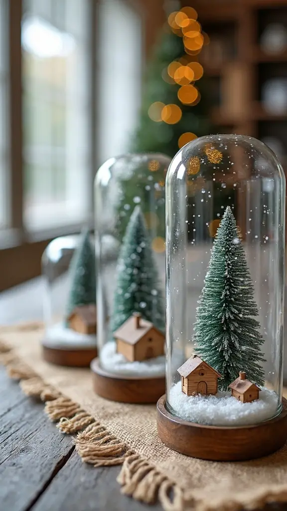 enchanting farmhouse winter wonderland centerpieces