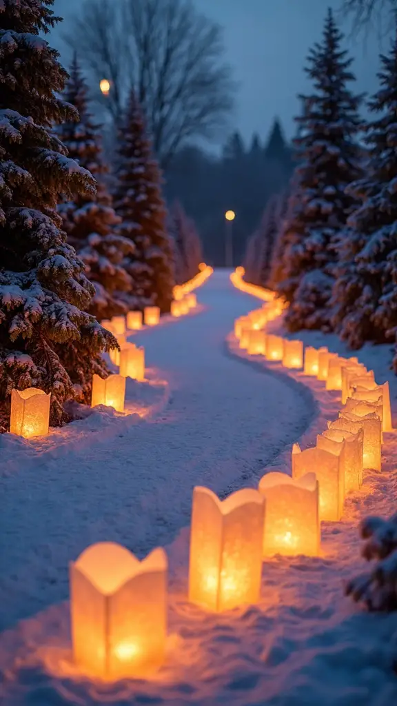 enchanting holiday corridors of luminous glow