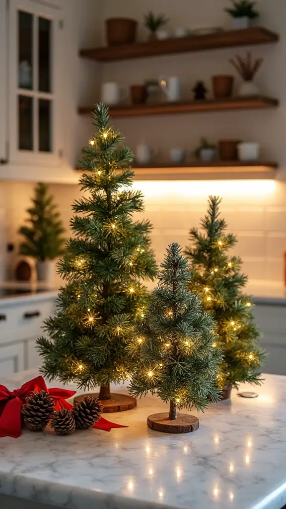 enchanting holiday counter displays
