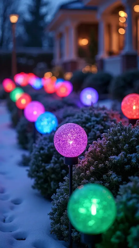 enchanting solar powered garden stake lights