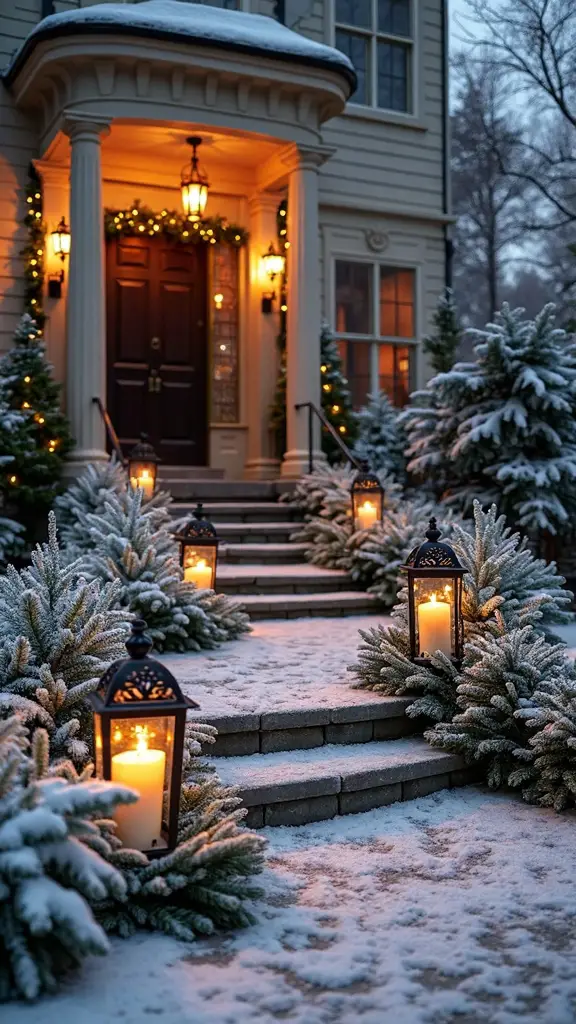 enchanting sophisticated outdoor christmas lanterns