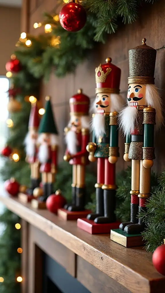 enchanting vintage nutcracker holiday display