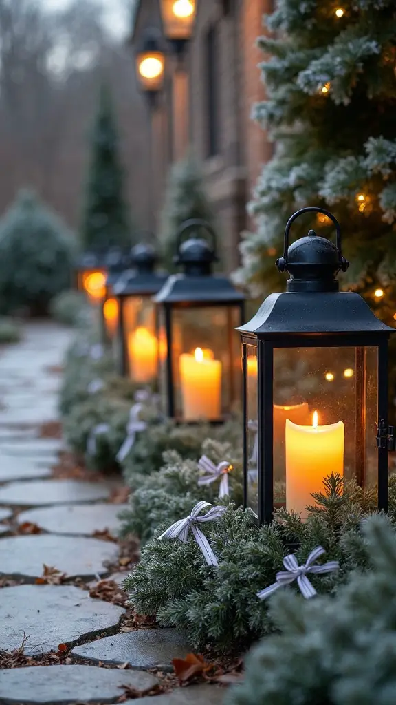 enchanting walkway lighting displays
