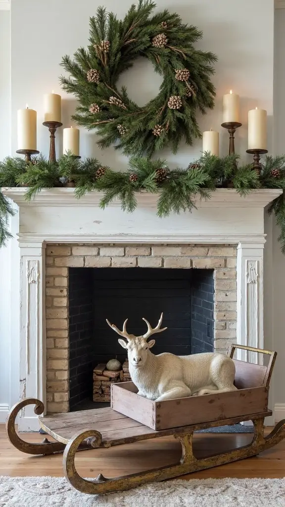enchanting wintry farmhouse holiday decor