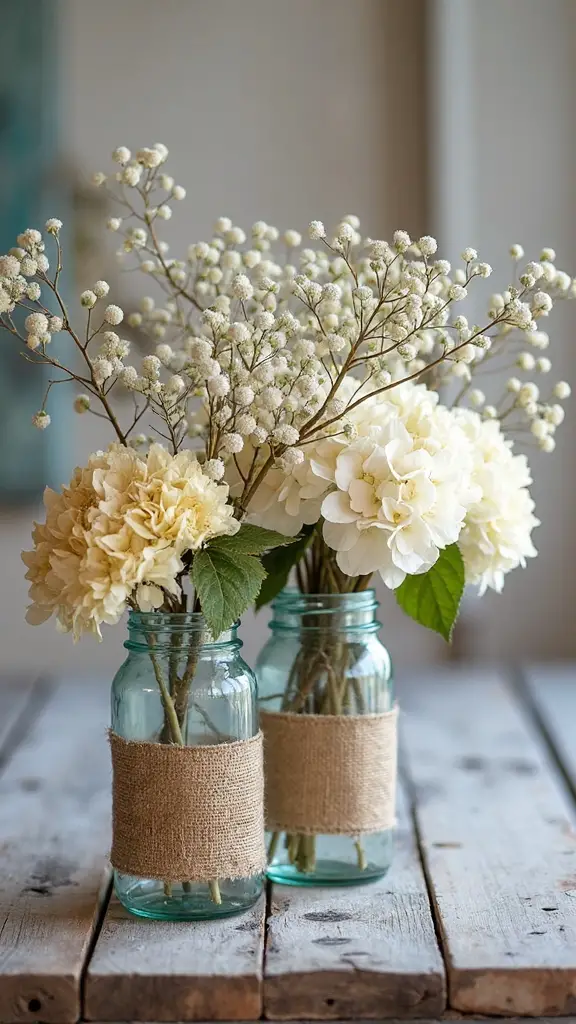 ethereal romantic farmhouse neutral bouquets