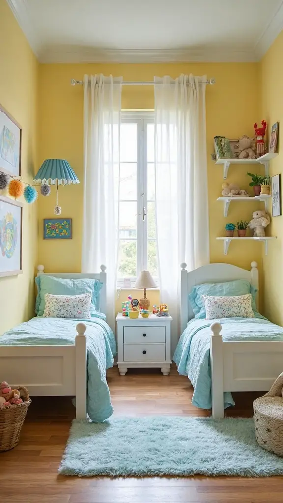 expand rooms with light colors