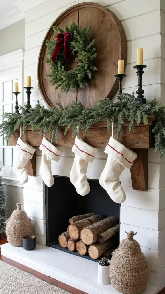 farmhouse christmas color palette coordinated decor