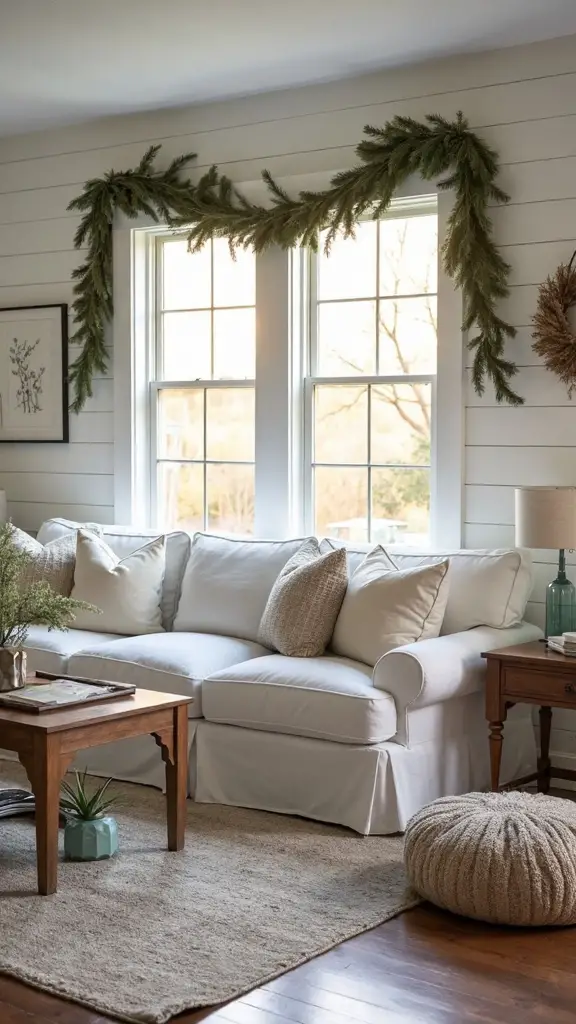 farmhouse christmas decor feels calm