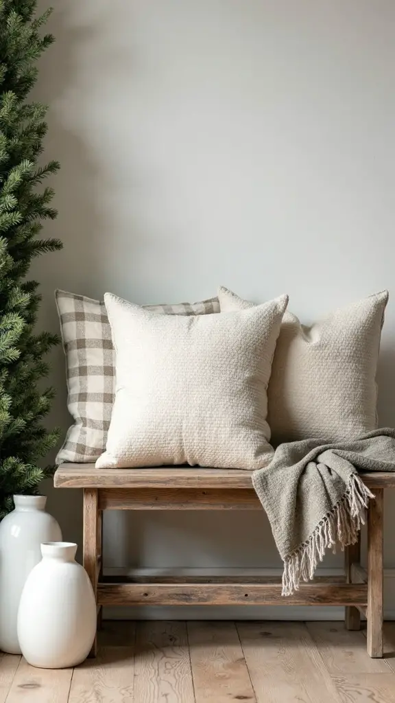 farmhouse christmas plaid comfort seasonal