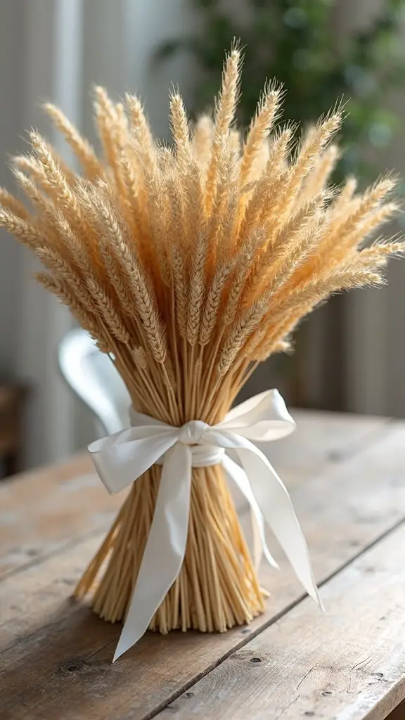 farmhouse christmas wheat bundle arrangements