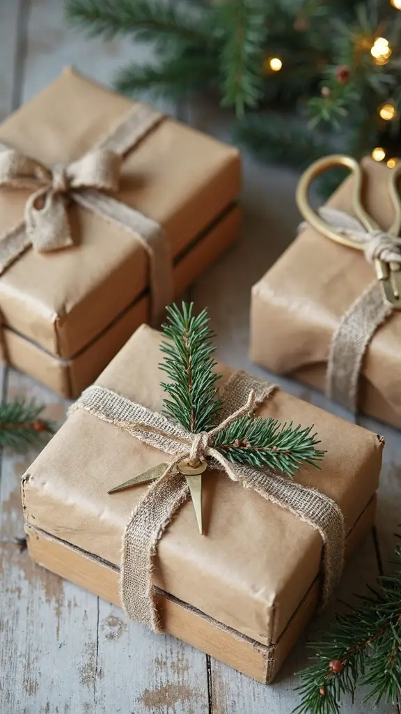 farmhouse inspired gift wrap organizer