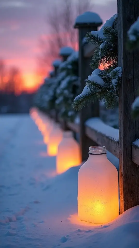 farmhouse style outdoor pathway luminaries