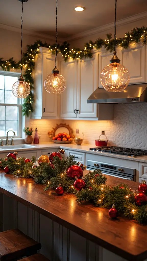 festive christmas kitchen decor ideas