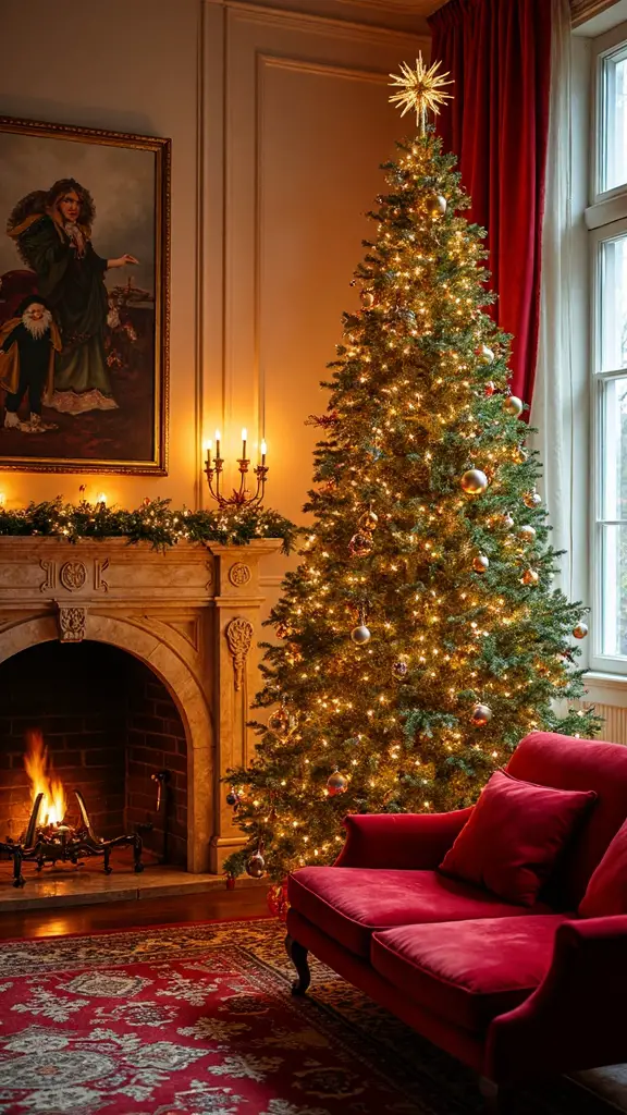 festive holiday living room inspiration