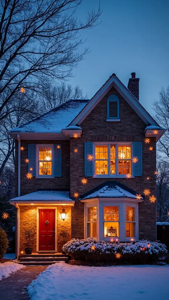 festive interactive energy efficient home projector lights