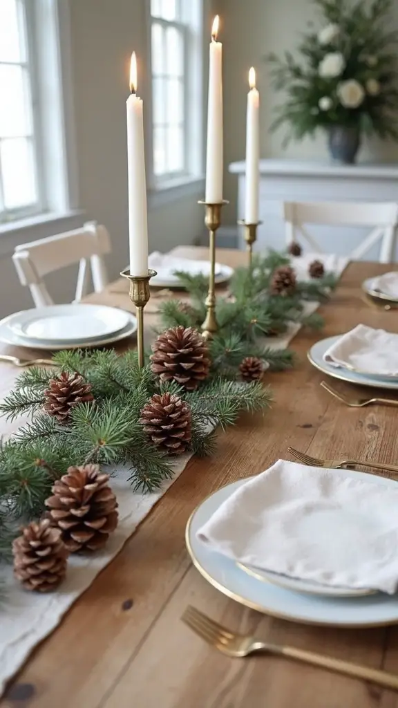 festive modern farmhouse christmas centerpiece