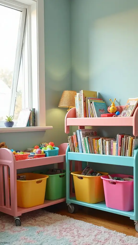 flexible mobile organized adaptable book storage