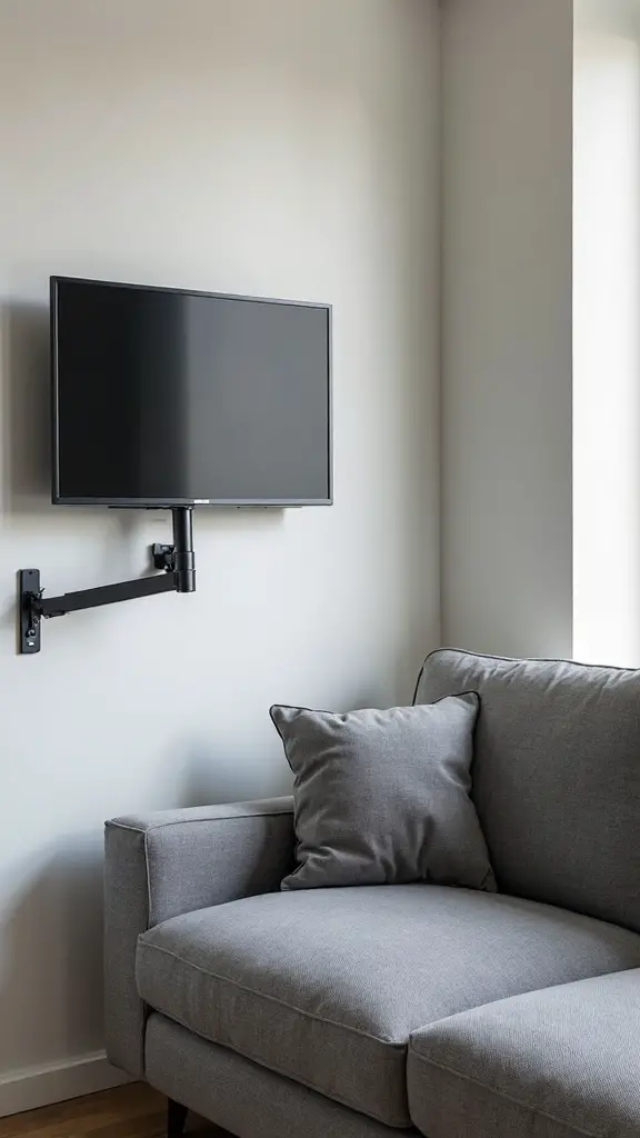 flexible swiveling tv mount solution