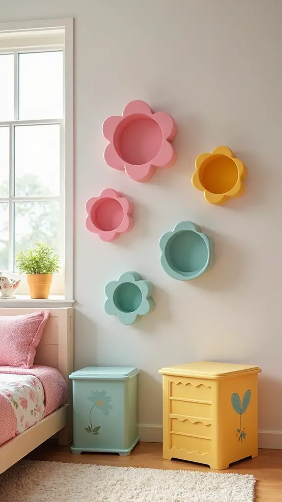 floral inspired space saving clutter concealing storage solutions