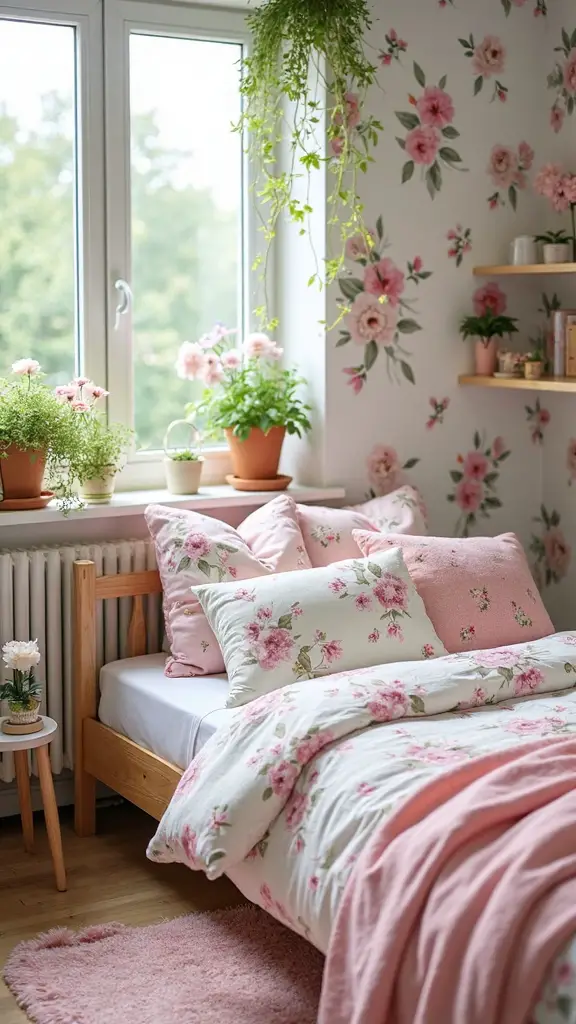 flower themed kids bedroom design guide