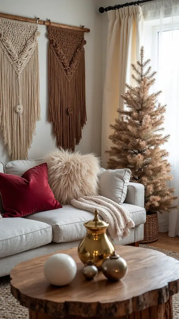 free spirited boho christmas decor