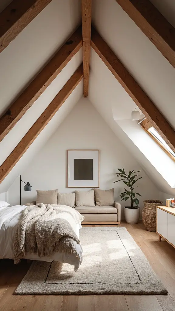 functional spatial design for sloped ceilings