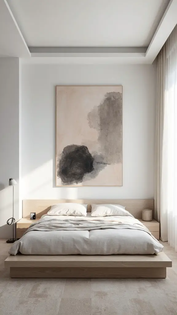 gallery inspired bedroom retreat