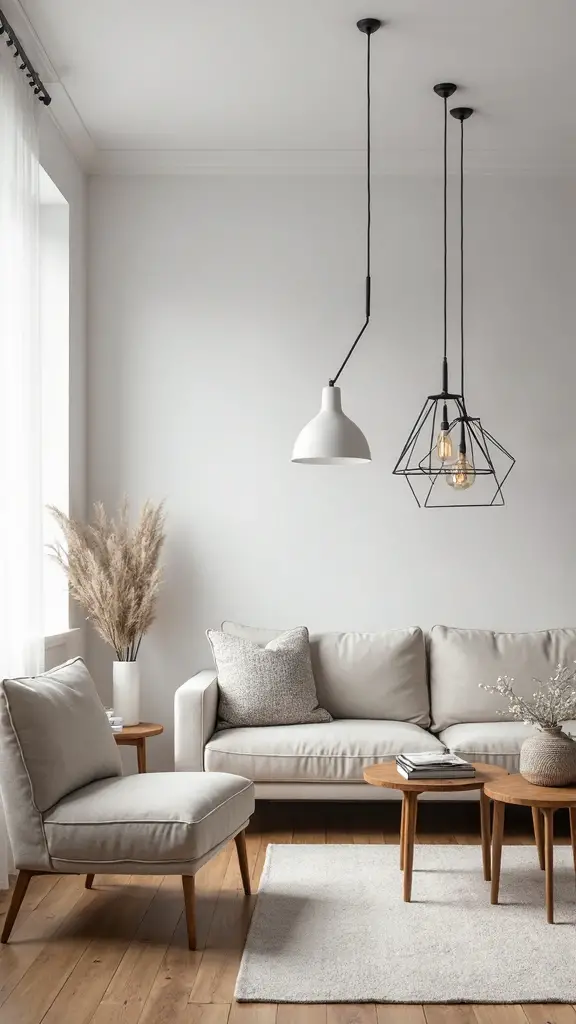 geometric minimalist sculptural functional lighting