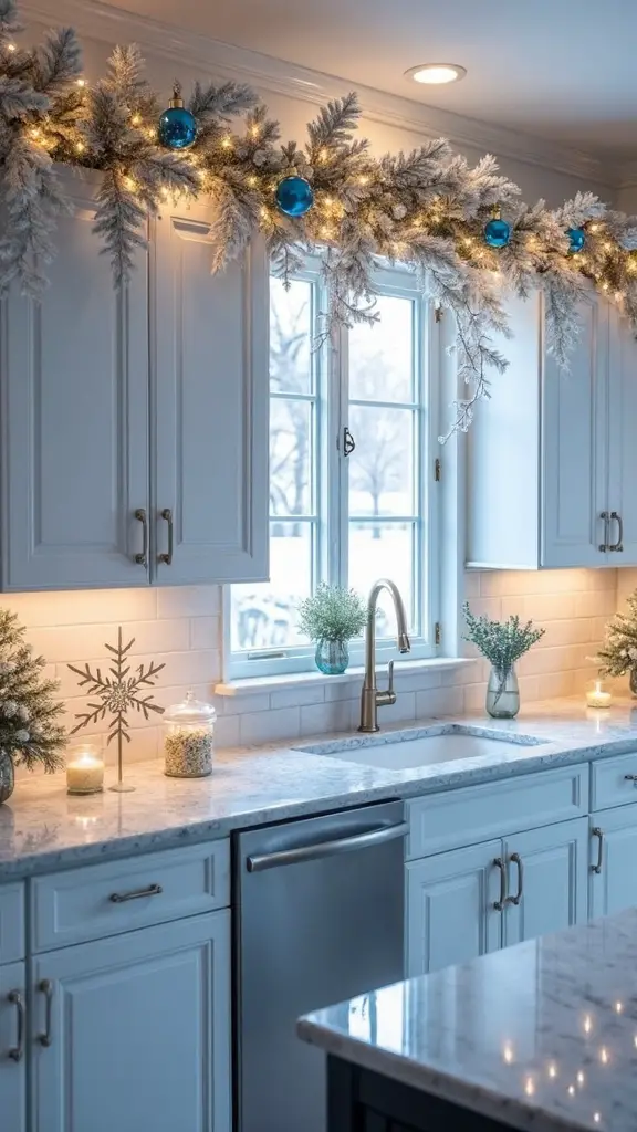 glistening icy sparkling winter wonderland