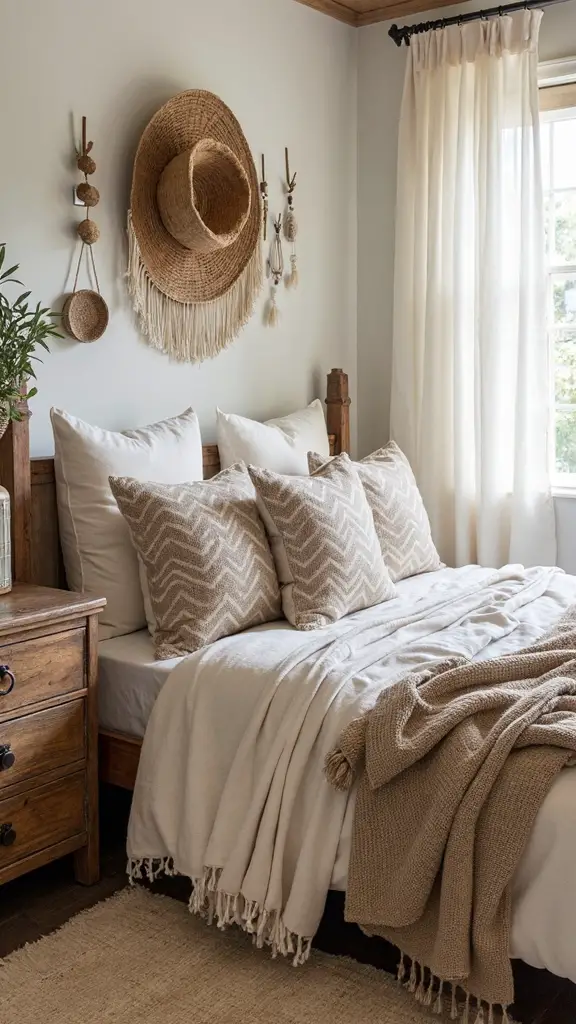 handloom chevron textured farmhouse blanket