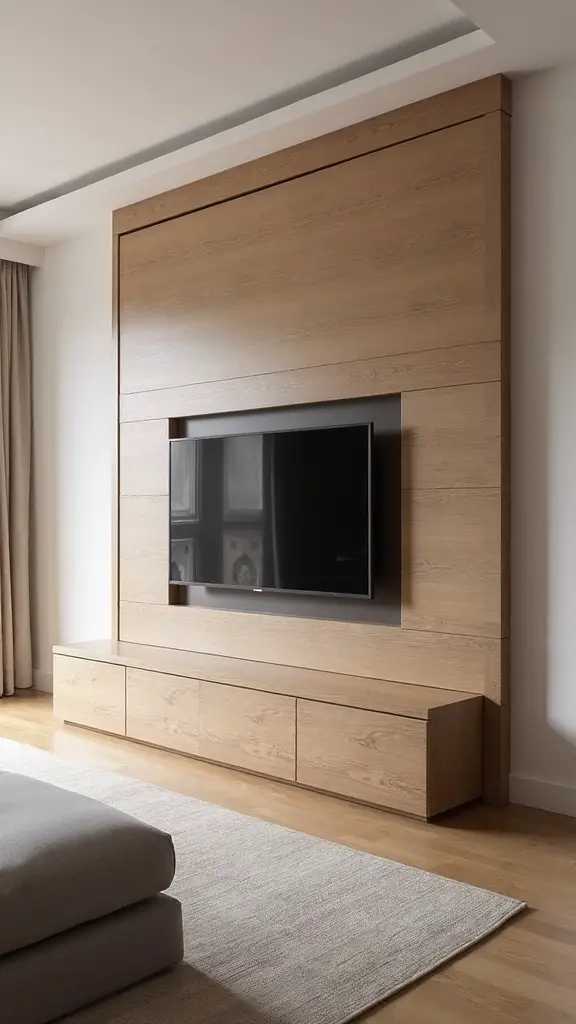 hidden television panels