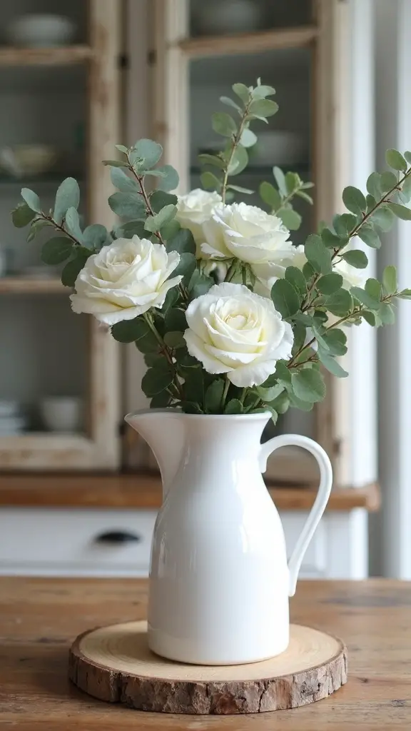 holiday floral centerpiece display