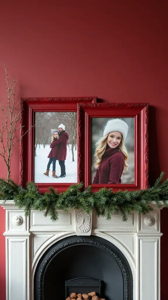 holiday memories framed in garnet