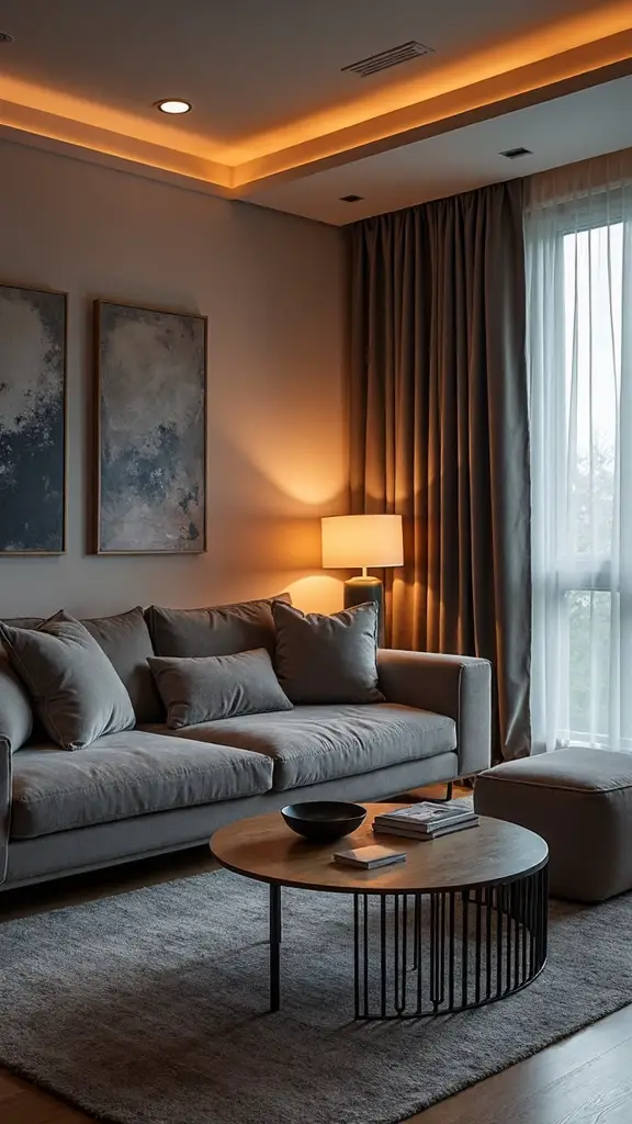 layered ambient warm adjustable