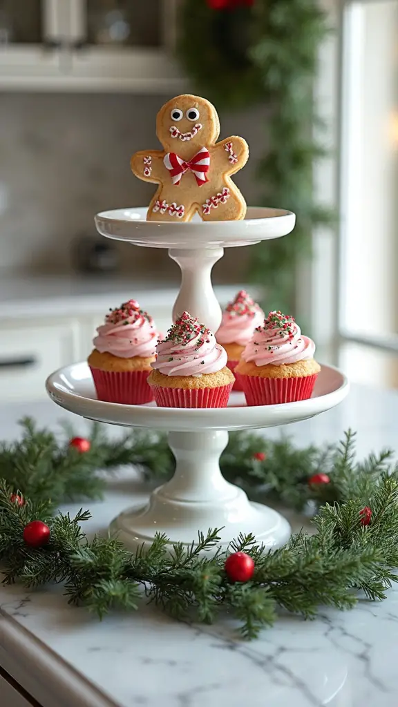 layered holiday dessert showcase