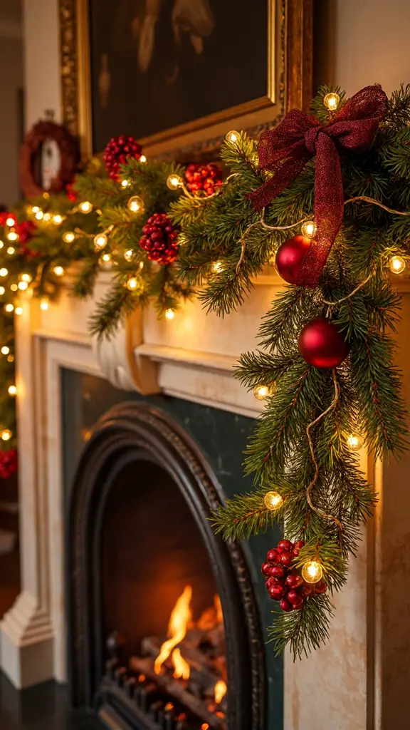 layered luminous lush christmas decor