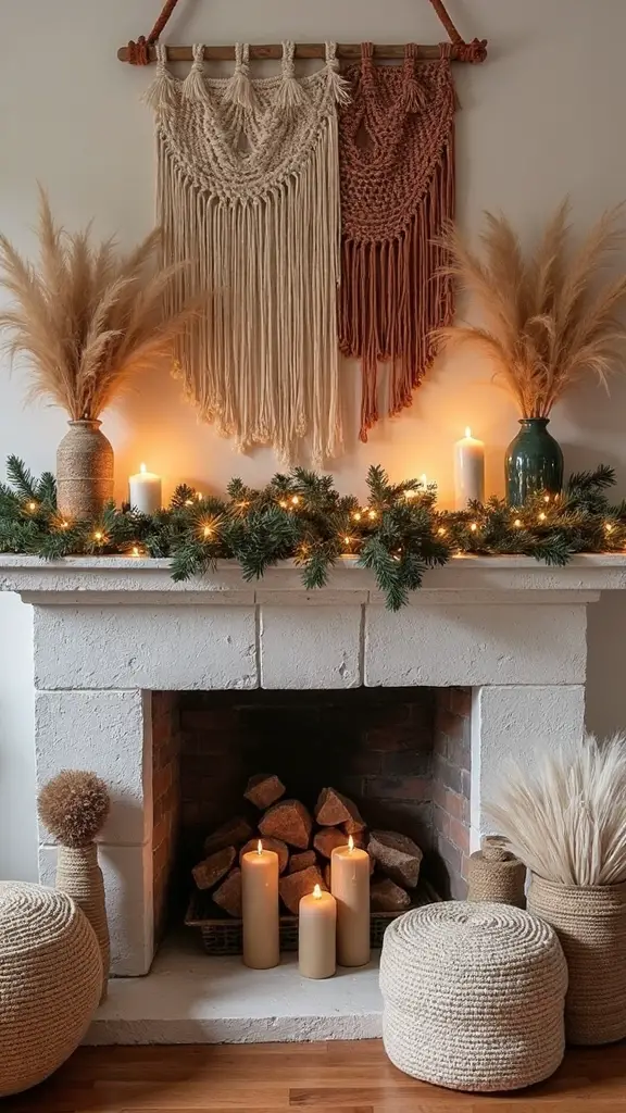 layered textured bohemian festive