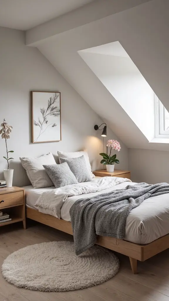 low profile furniture for sloped spaces