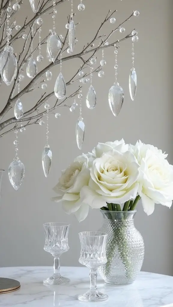 luminous sparkling contemporary christmas decor