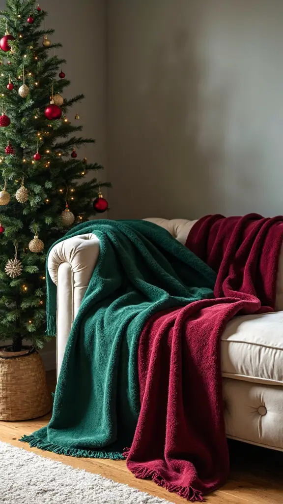 luxurious holiday cashmere blankets