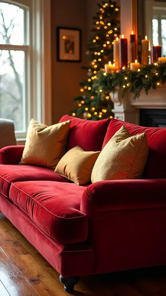 luxurious holiday living room decor
