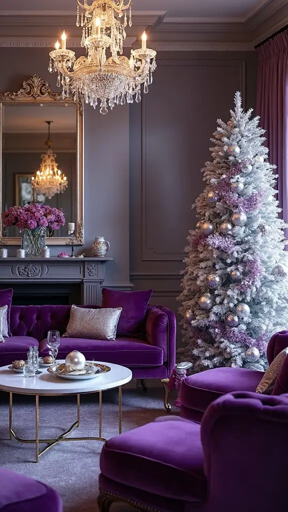 luxurious regal christmas decor theme