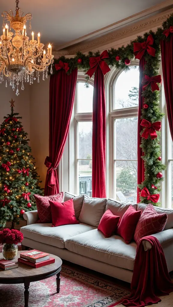 luxurious velvet ribbon transforms christmas decor