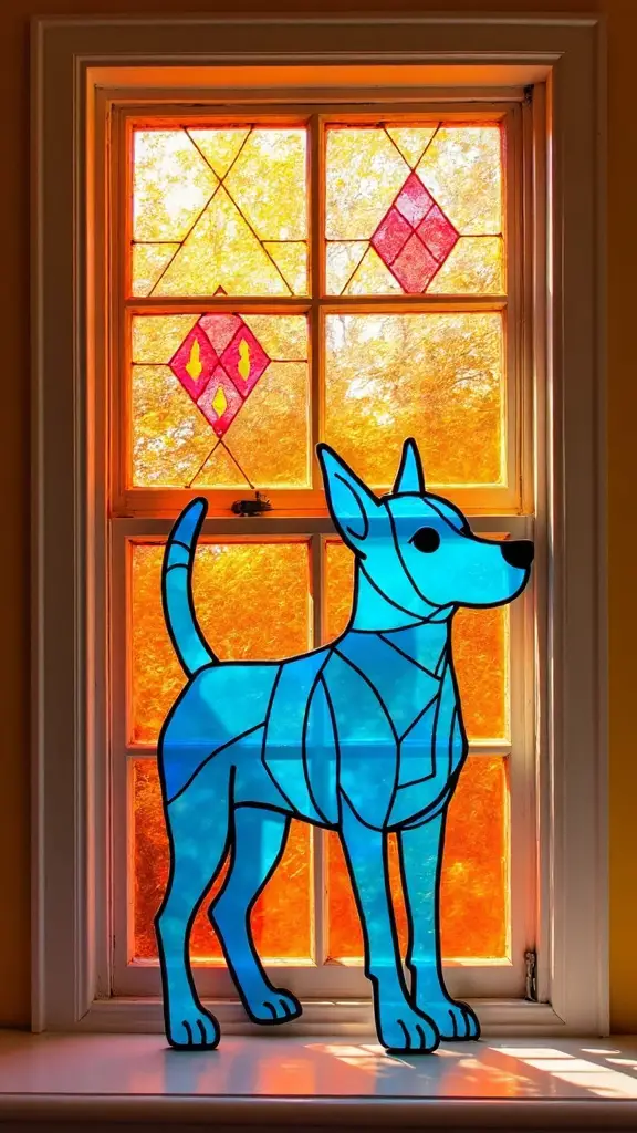 magical stained glass window art