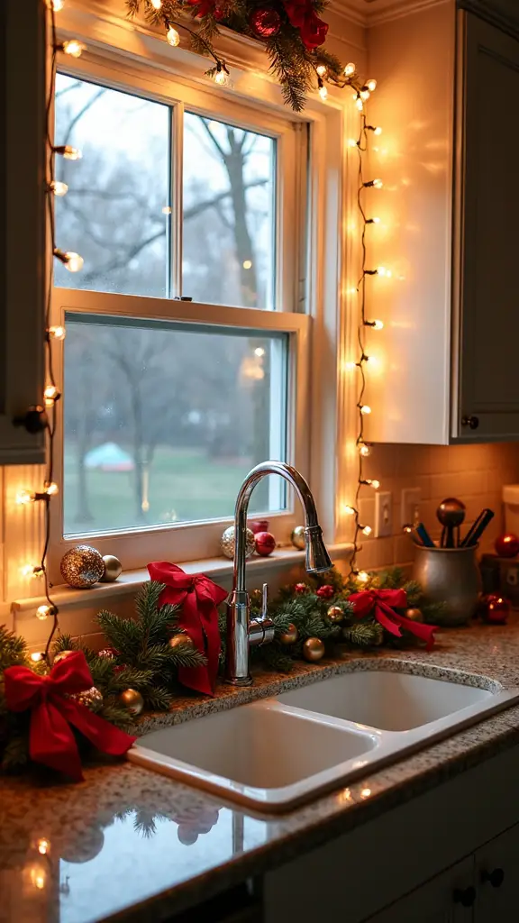 magical window frame lighting