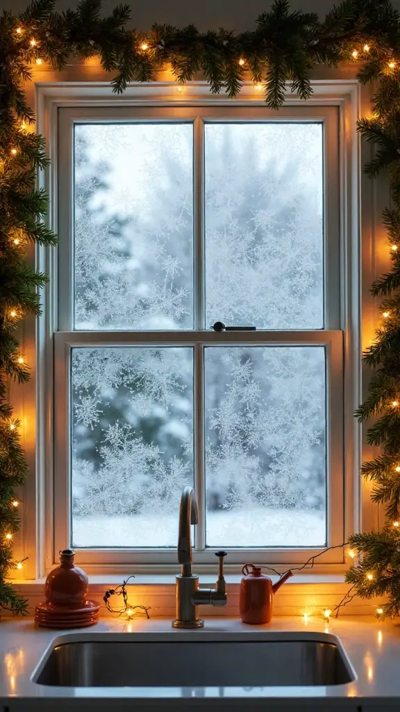 magical winter window wonderland scenes